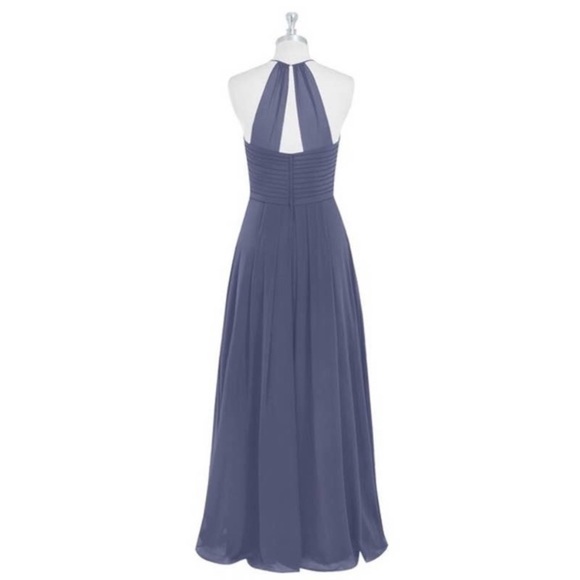 AZAZIE Long Flowy Pleated Chest Bridesmaid Dress - Picture 15 of 15